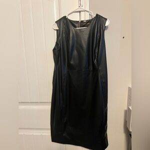 Leather Calvin Klein Dress. Size 14